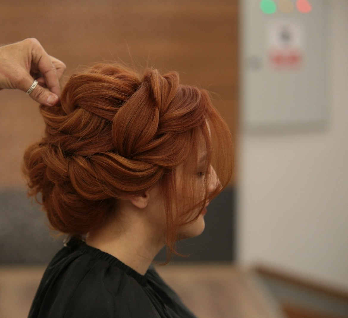 Styling su capelli ramati